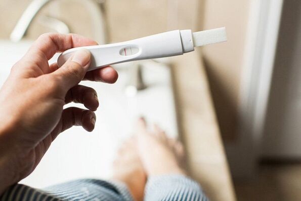 Negatívny tehotenský test